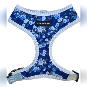 NWOT Tahari Blue Floral Dog Harness (L)